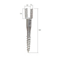 Galvanized Metal Ground Screw Anchor Helical Earth Auger Factory